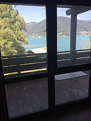 Die Zimmer im Hotel Lederer am See in Bad Wiessee hatten teilweise einen tollen Blick auf den Tegernsee (©Foto: Martin Schmitz)